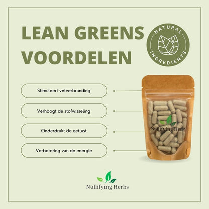 Lean Greens - Stimuleert het Metabolisme en de Vetverbranding