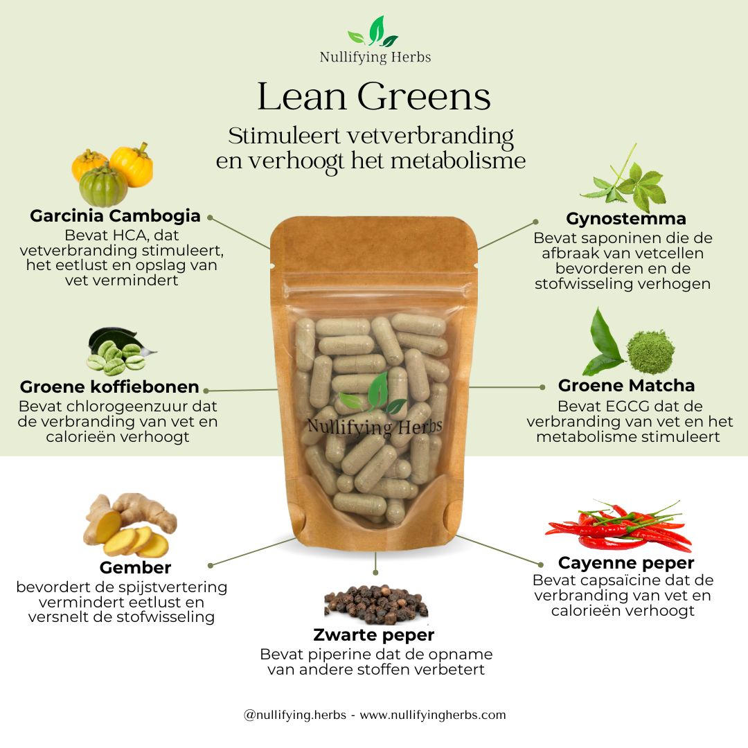 Lean Greens - Stimuleert het Metabolisme en de Vetverbranding