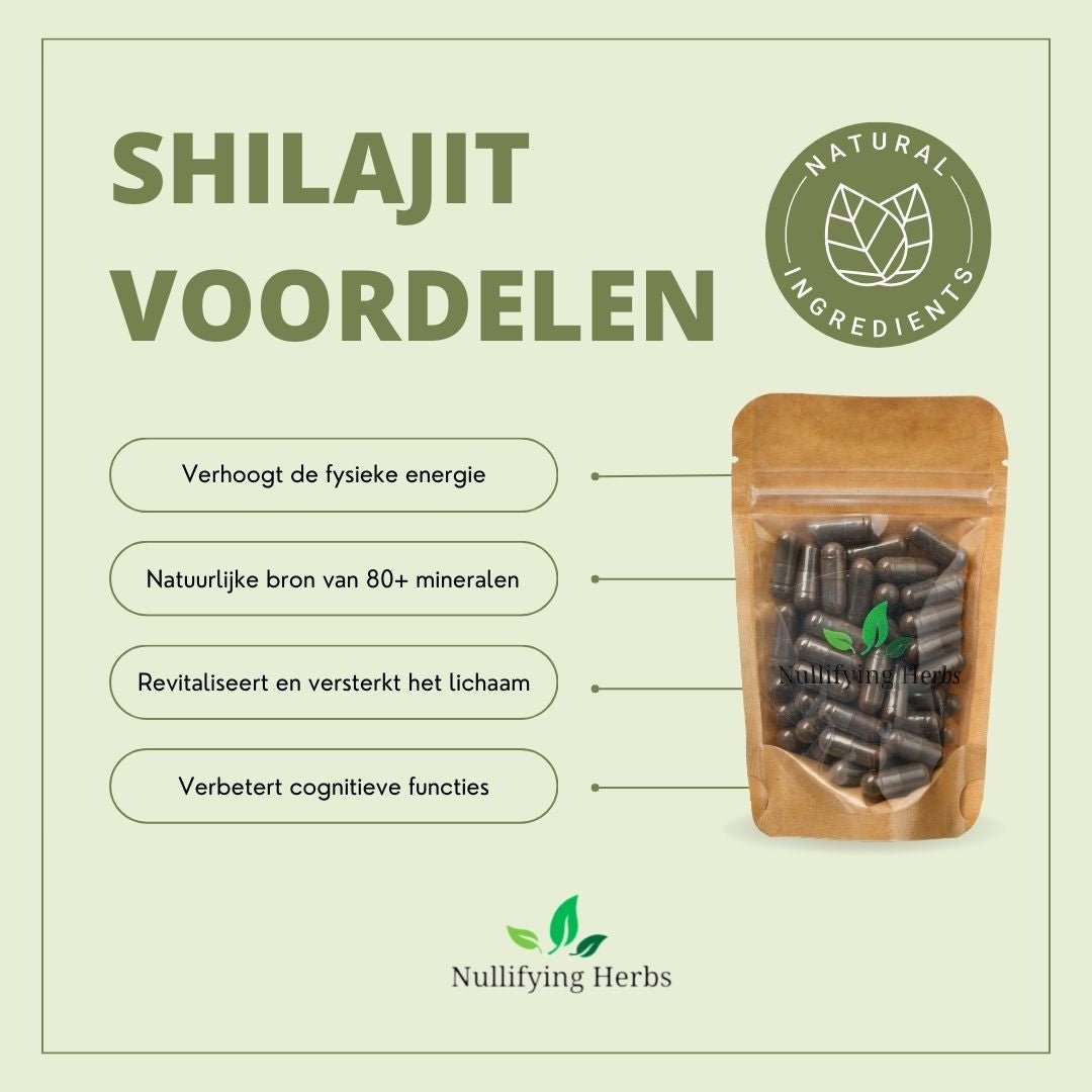 Energy Boost Bundel - Natuurlijke Supplementen voor meer Energie - Nullifying Herbs