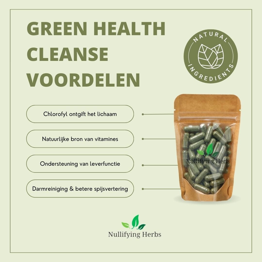 Green Health Cleanse - Natuurlijke Ontgifter - Nullifying Herbs