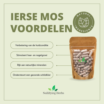 Ierse Mos - Bron van Natuurlijke Mineralen - Nullifying Herbs