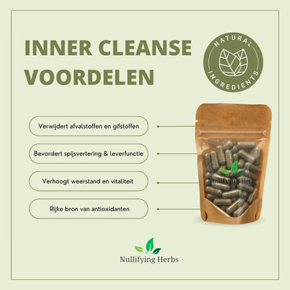 Inner Cleanse - Natuurlijke Interne Reinigingsformule - Nullifying Herbs