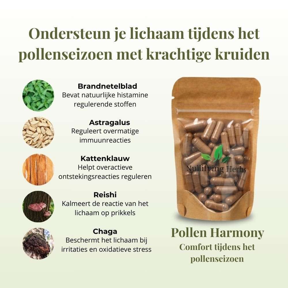 Pollen Harmony - Voor comfort tijdens het pollenseizoen - Nullifying Herbs