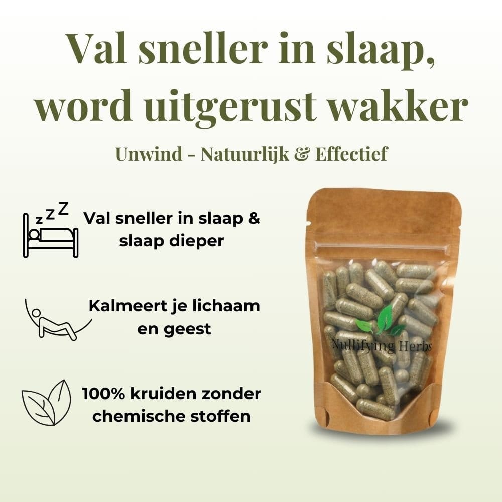 Unwind - Voor Ontspanning en Een Goede Nachtrust - Nullifying Herbs